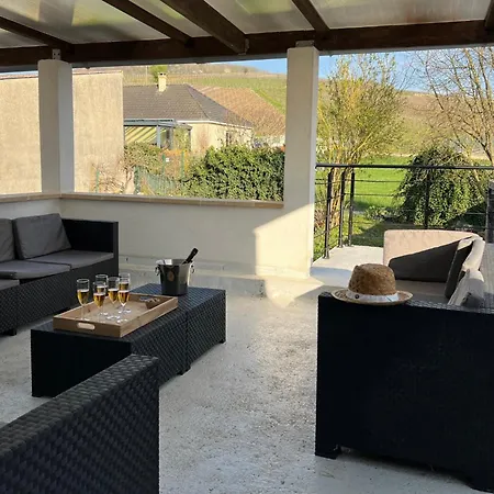 Au Coeur Des Vignes - Rive De Champagne Feriehus Vandières-sous-Chatillon