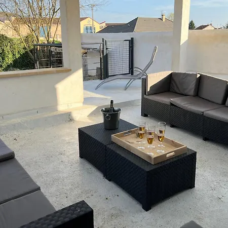 Au Coeur Des Vignes - Rive De Champagne Feriehus Vandières-sous-Chatillon