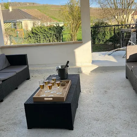 Feriehus Au Coeur Des Vignes - Rive De Champagne Vandières-sous-Chatillon