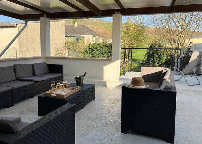 Au Coeur Des Vignes - Rive De Champagne Feriehus Vandières-sous-Chatillon