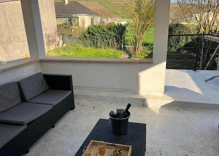 Au Coeur Des Vignes - Rive De Champagne Feriehus Vandières-sous-Chatillon